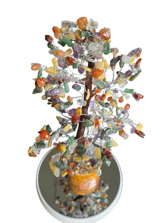 Other - Energy Balancing Gem Tree – Handmade Crystal Bonsai for Meditation & Feng Shui